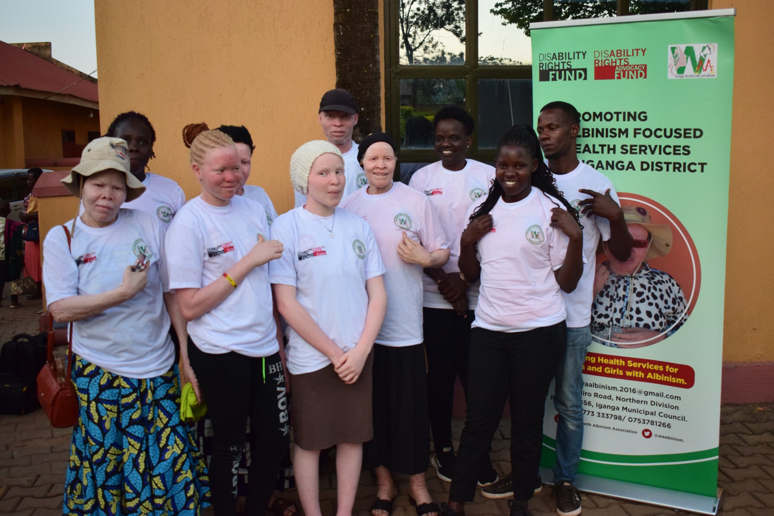 WAA team promoting albinism-focused health services in Iganga District
