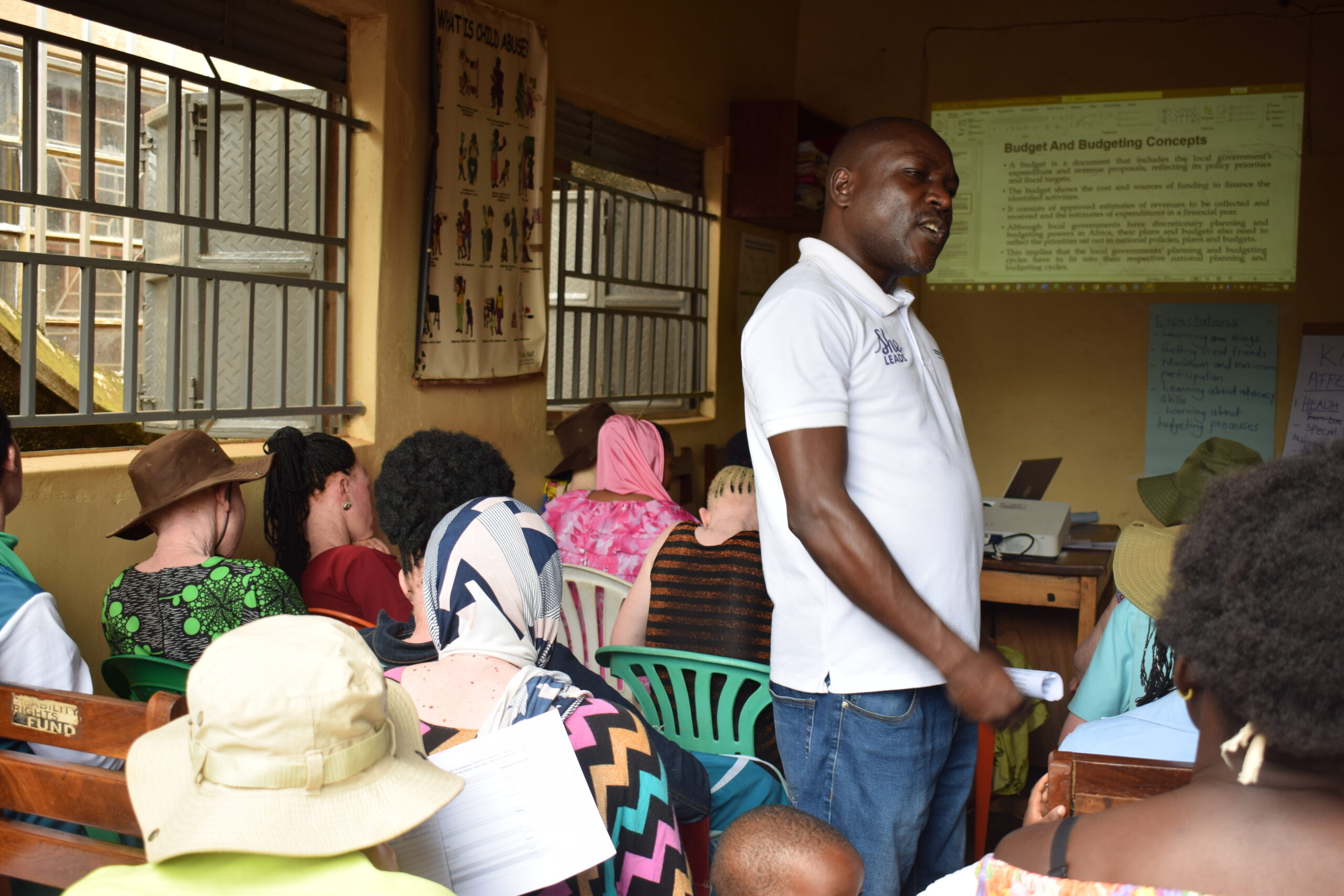 Community awareness and education training session